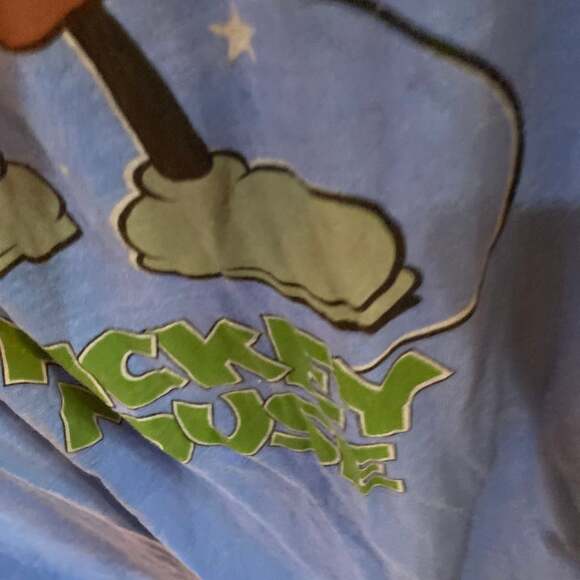 Disney Mickey Mouse Sleep Shirt, Raglan 3/4 Sleeve Nightgown, - Picture 2 of 4